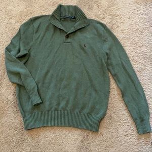 Men’s polo green sweater